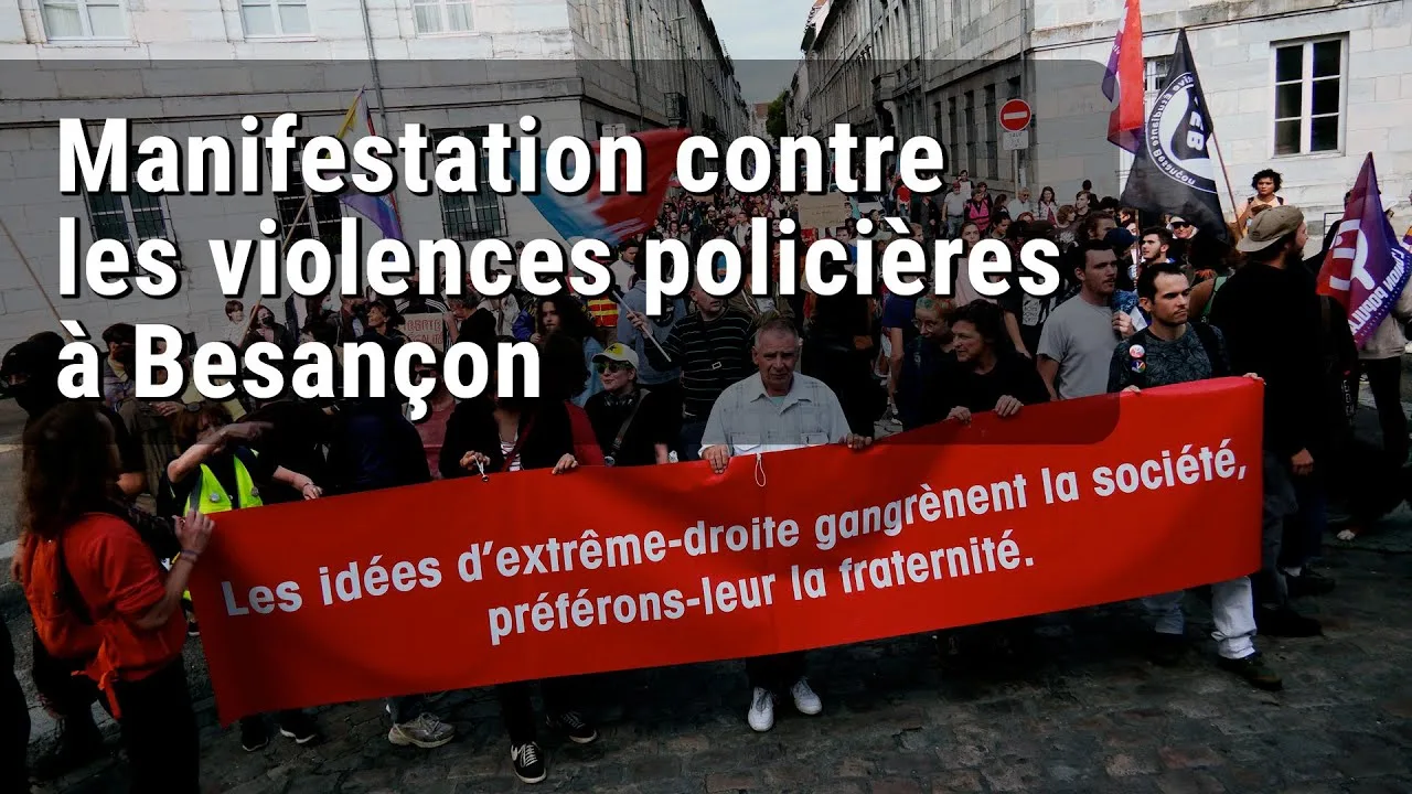 « Un flic, une balle » à Besançon : le message qui enflamme le débat sur les violences policières