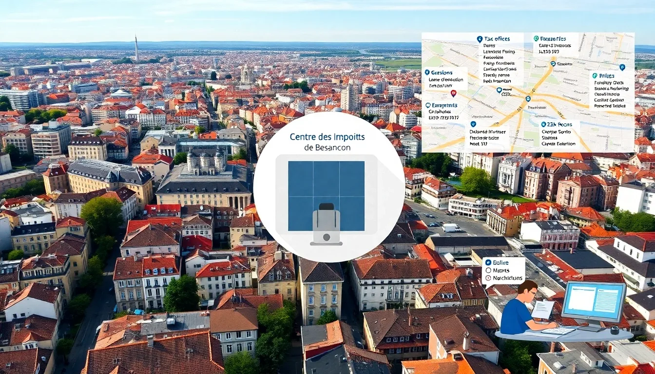 Tout savoir sur le Centre des impôts à Besançon : horaires et services