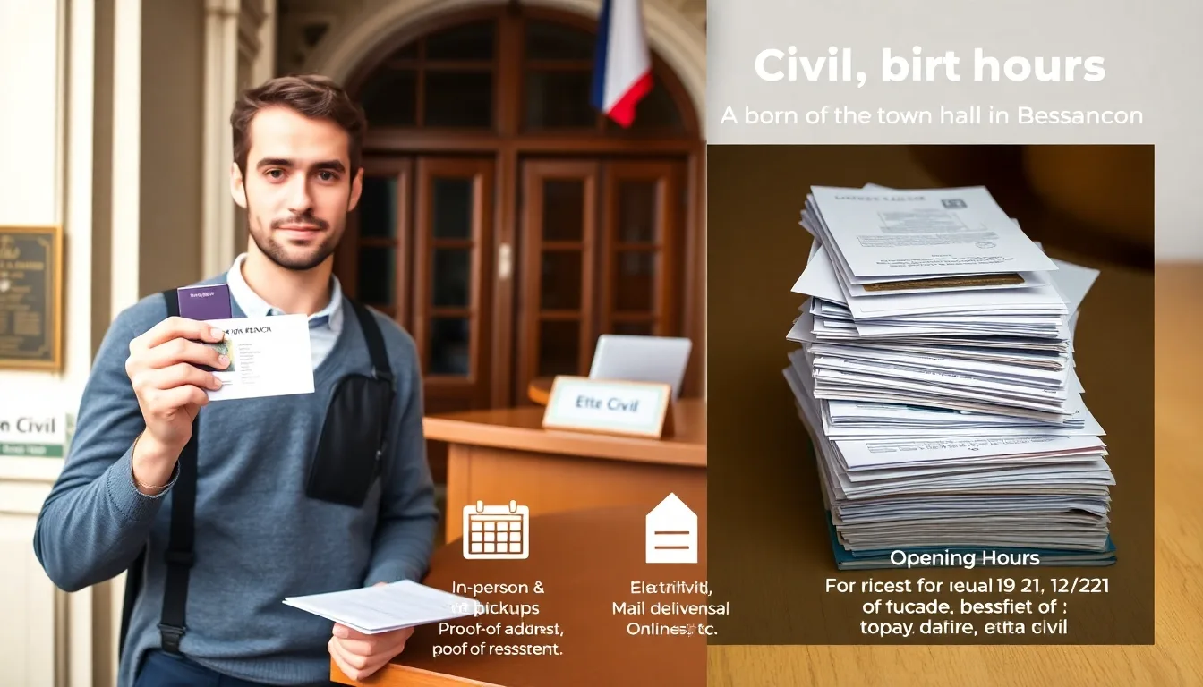 Comment obtenir votre acte de naissance à Besançon : Guide complet et démarches simplifiées
