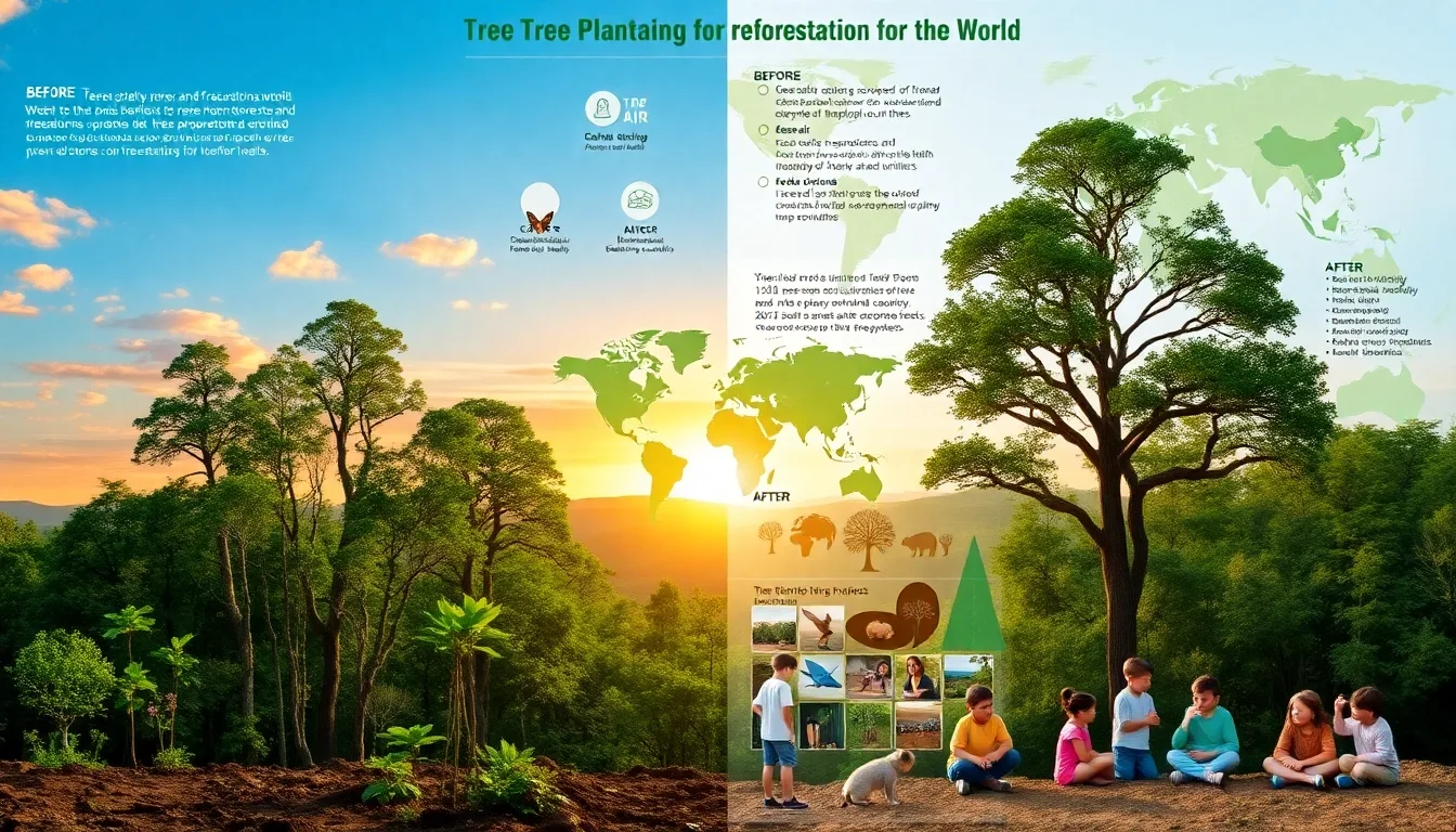 Découvrez l’impact de l’opération Plus d’arbres, plus de vie sur notre environnement