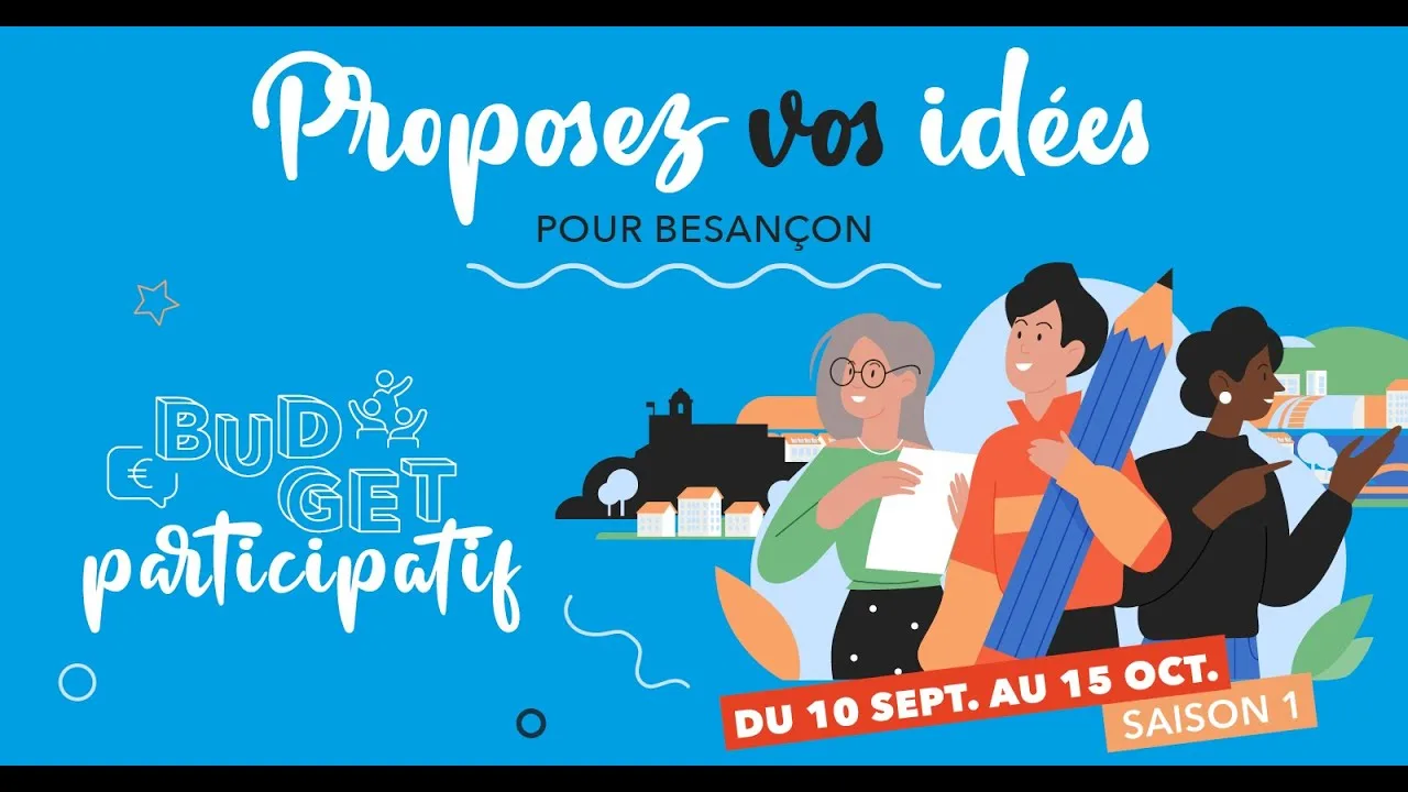 Besançon relance le défi citoyen : 250 000 euros pour votre idée géniale ! Participez à l’aventure démocratique