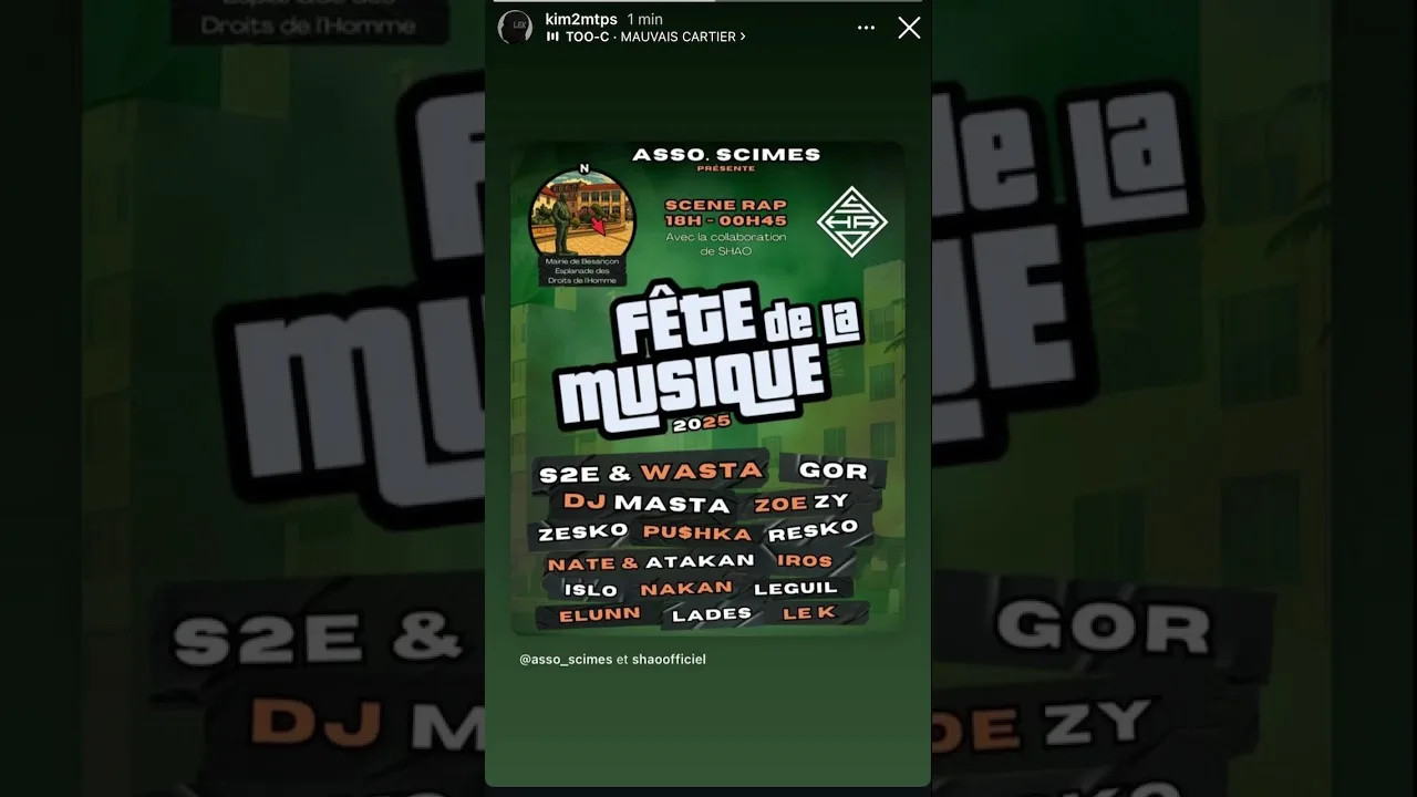 Vibrez au rythme de la Fête de la Musique 2025 à Besançon !