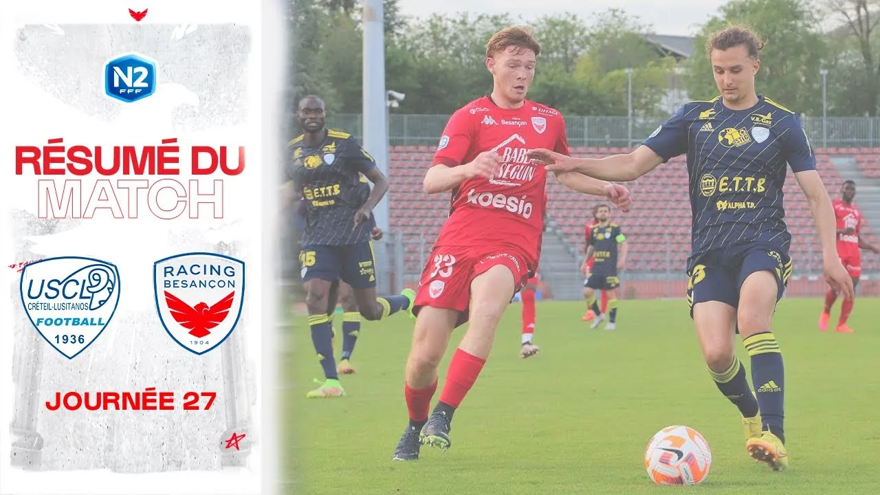 Match Nul Explosif au Stade Léo Lagrange: Le Racing Besançon et l’US Créteil Lusitanos se Livrent une Bataille Épique 1